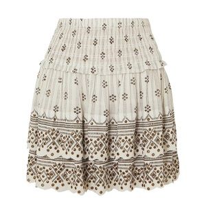 Isabel Marant Andora tiered embellished mini skirt